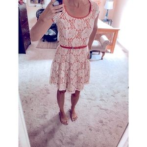 Lace overlay Dress